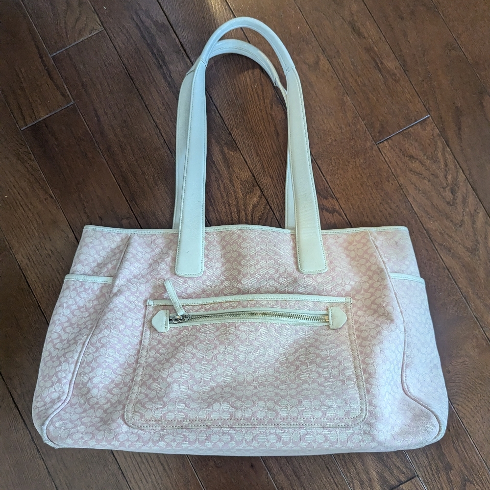 Pink coach bag (large)